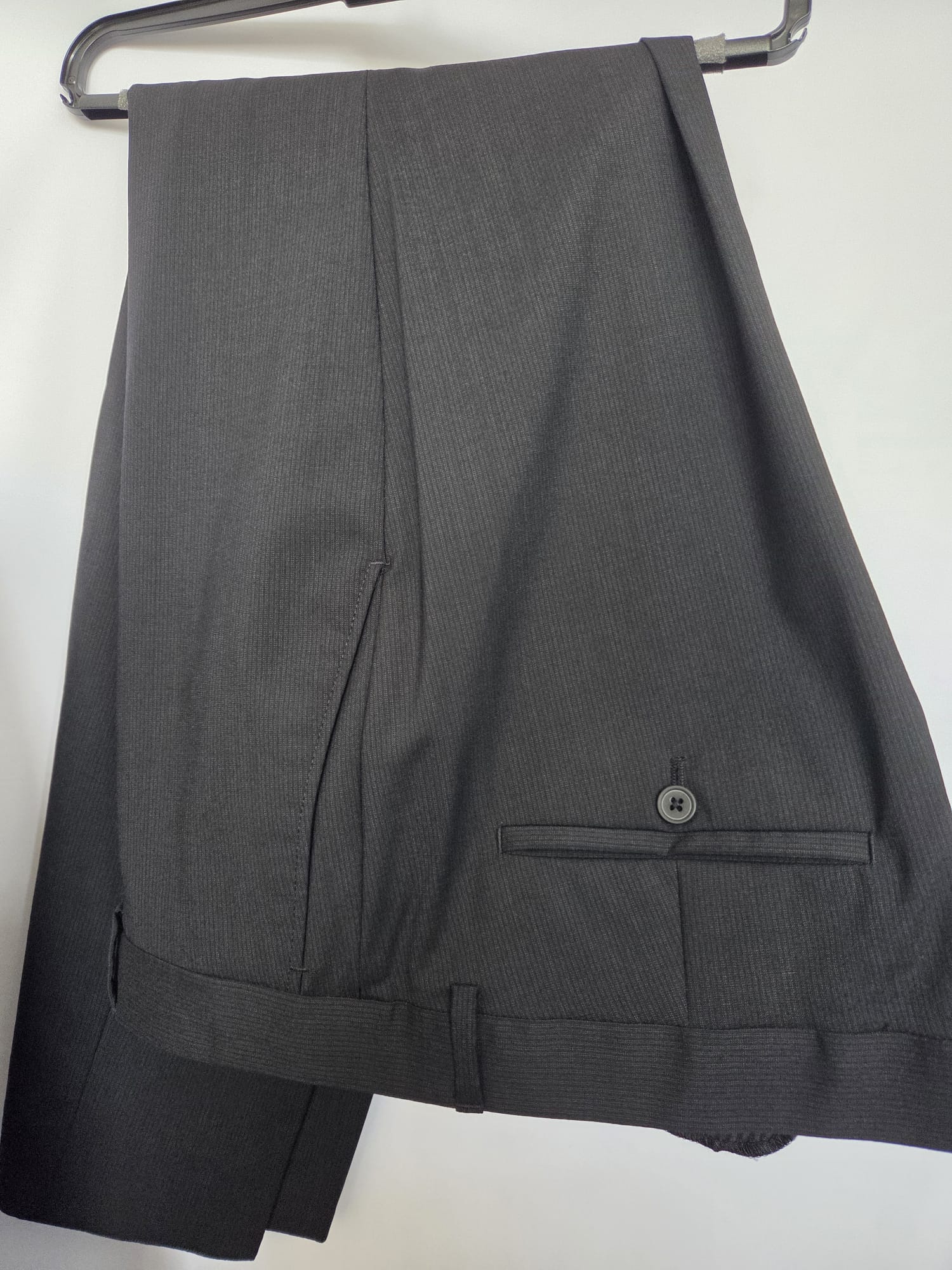 Black Wool-Blend Two Piece Suit – Modern Fit Thomas Goodwin